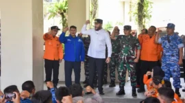 Wali Kota Padang Fadly Amran saat Manajemen Latihan Komando Operasi (MANTAP LKO) Kogabwilhan I di Komplek Balai Kota Padang, Aie Pacah, Sabtu (18/4/2026). (Foto: Prokopim Padang)