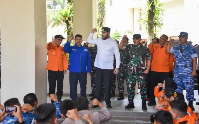 Wali Kota Padang Fadly Amran saat Manajemen Latihan Komando Operasi (MANTAP LKO) Kogabwilhan I di Komplek Balai Kota Padang, Aie Pacah, Sabtu (18/4/2026). (Foto: Prokopim Padang)
