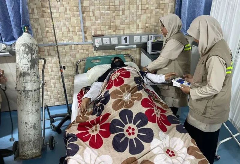 Kemenhaj pastikan layanan kesehatan jemaah haji Madinah siaga 24 jam. (Foto: Kemenhaj)
