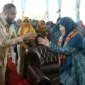 Wali Kota Padang Fadly Amran menyambut Ketua Tim Penilai Lomba Ny. Harneli Mahyeldi, Senin (20/4/2026). (Foto: Diskominfo Padang)