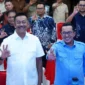 Pemkab Madina dan Pemkab Tanah Datar menggelar pertemuan silaturahmi Pembangunan di Pendopo Rumah Dinas Bupati Madina, Bumi Gordang Sambilan, Kamis (23/4/2026) malam. (Foto: Prokopim Tanah Datar)