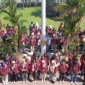Pelepasan 312 mahasiswa UNES sebagai tim verifikasi program Padang Rancak Award 2026, Rabu (22/4/2026). (Foto: Diskominfo Padang)
