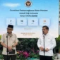 Menhaj Mochamad Irfan Yusuf dan Menteri Imigrasi dan Pemasyarakatan Agus Andrianto. (Kemenhaj)