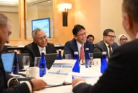 Menteri Keuangan Purbaya Yudhi melakukan pertemuan dengan investor potensial di New York dan Washington DC, Amerika Serikat. (Foto: Kemenkeu)