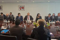 Menkeu Purbaya Yudhi Sadewa melakukan pertemuan strategis dengan pimpinan lembaga keuangan internasional dan pemangku kepentingan global di Washington DC pada Selasa (14/4). (Foto: Kemenkeu) 