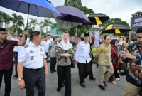 Gubernur Sumbar Mahyeldi mendampingi kunjungan kerja Menpar RI, Widiyanti Putri Wardhana di Bukittinggi, Rabu (29/4/2026). (Foto: ADPSB)
