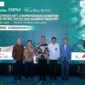 Menteri Perindustrian Agus Gumiwang Kartasasmita menghadiri pameran Indo Intertex – Inatex 2026 di Jakarta, Rabu (15/4). (Foto: Kemenperin)