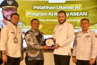 Pemko Padang menyelenggarakan Pelatihan Literasi AI bagi 500 kepala sekolah se-Kota Padang, di Gedung Bagindo Aziz Chan Youth Center, Rabu (15/4/2026). (Foto: Prokopim Padang)