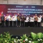 Wamensos Agus Jabo Priyono menutup Pelatihan Manajemen Pembelajaran bagi Guru dan Kepala Sekolah Rakyat Tahun 2026 di Cibinong, Sabtu (25/4/2026). (Foto: Kemensos)