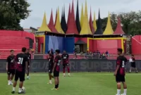 Semen Padang FC menurunkan skuad terbaiknya saat menjamu Madura United FC pada laga krusial pekan ke-30 BRI Super League 2025/2026 di Stadion H. Agus Salim, Rabu (29/4/2026) pukul 15.30 WIB. (Foto: IG Semen Padang FC)