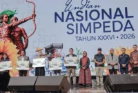 Penarikan Undian Nasional Simpeda Periode ke-2 Tahun XXXVI-2026 bertajuk “Sinergi Nusantara”, di Ballroom Hotel Alila Surakarta, Jawa Tengah, Jumat (17/4/2026). (Foto: Ist)