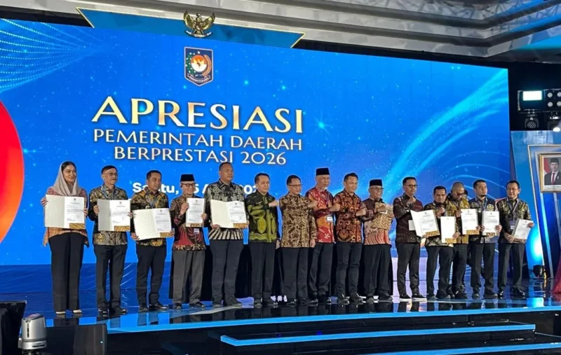 Tiga daerah Sumbar raih penghargaan nasional 2026. (Foto: ADPSB)