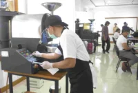Ditjen IKMA Kemenperin menggelar Fasilitasi Sertifikasi Kompetensi SDM Penyangraian Biji Kopi di Amuya Coffee Academy, Kemayoran, Jakarta Pusat. (Foto: Kemenperin)