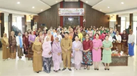 GOW Kabupaten Kepulauan Mentawai menyelenggarakan peringatan Hari Kartini ke-147 secara khidmat. (Foto: Prokopim Mentawai)