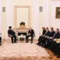 Presiden Prabowo Subianto dalam pertemuan bilateral dengan Presiden Rusia Vladimir Putin di Istana Kremlin, Moskow, Rusia, Senin (13/4) waktu setempat. (Foto: BPMI Setpres)