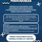 Politeknik Teknologi Nuklir Indonesia (Poltek Nuklir) BRIN resmi membuka Penerimaan Mahasiswa Baru (PMB) Jalur Ujian Tulis Gelombang I Tahun Akademik (TA) 2026/2027. (Foto: Ist)
