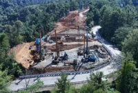 Progres Flyover Sitinjau Lauik sudah mencapai 16,4 persen. (Foto: HPSL)