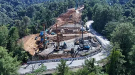 Progres Flyover Sitinjau Lauik sudah mencapai 16,4 persen. (Foto: HPSL)