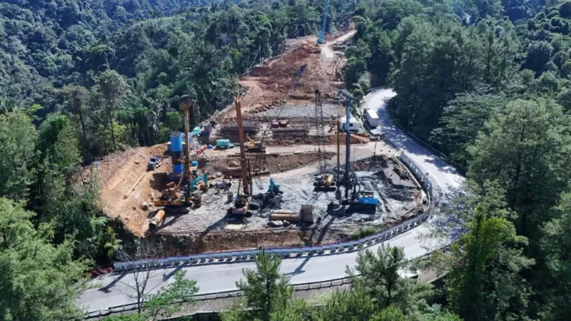 Progres Flyover Sitinjau Lauik sudah mencapai 16,4 persen. (Foto: HPSL)