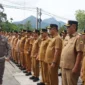 Sebanyak 73 wali nagari dari Kabupaten Tanah Datar tiba di kampus IPDN Sumbar untuk mengikuti retret. (Foto: Prokopim Tanah Datar)