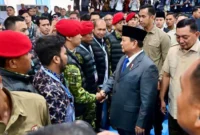Presiden Prabowo Subianto mengapresiasi kinerja Satgas PKH dalam upaya penyelamatan keuangan dan aset negara. (Foto: BPMI Setpres)