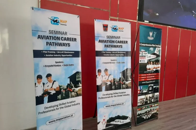 Pemko Padang menggelar Seminar Aviation Career Pathways bagi pelajar SMA dan SMK, khususnya kelas XII, di Ruang Bagindo Aziz Chan, Balai Kota Padang, Aie Pacah, Kamis (16/4/2026). (Foto: Diskominfo Padang)