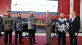 Pemko Padang bekerja sama PT MAP Aviation menggelar seminar peluang karir di Industri Penerbangan di Ruang Bagindo Aziz Chan Balai Kota Aia Pacah, Kamis (16/4/2026). (Foto: Prokopim Padang)