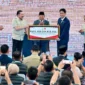 Presiden Prabowo Subianto menyaksikan penyerahan denda administratif dan penguasaan kembali kawasan hutan tahap VI di Kompleks Kejaksaan Agung Republik Indonesia, Jakarta, Jumat (10/4/2026). (Foto: BPMI Setpres)