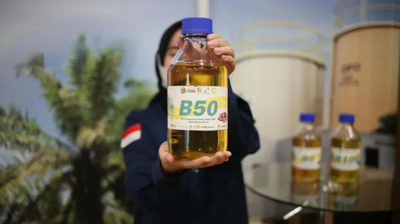 Kementerian ESDM mencatat hasil positif dari uji penggunaan bahan bakar biodiesel 50 persen (B50) pada sektor alat berat pertambangan. (Foto: Kementerian ESDM)