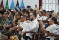 Wali Kota Padang, Fadly Amran menghadiri Musrenbang RKPD Provinsi Sumbar Tahun 2027 di Auditorium Istana Gubernuran Sumbar, Rabu (8/4/2026). (Foto: Prokopim Padang)