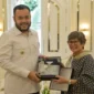 Wali Kota Padang Fadly Amran menerima kunjungan rombongan Kemenpar di Ruang VIP Rumah Dinas Wali Kota Padang, Rabu (29/4/2026). (Foto: Prokopim Padang)