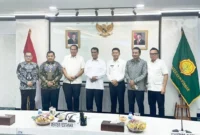 Wali Kota Pariaman Yota Balad melakukan audiensi dengan Menteri Pertanian RI Andi Amran Sulaiman di Kantor Pusat Kementerian Pertanian, Jakarta, Rabu (15/4/2026). (Foto: Kementan)