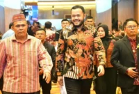 Wali Kota Padang, Fadly Amran menghadiri perayaan Pesta Emas 50 tahun RS Yos Sudarso di The ZHM Premiere Hotel, Rabu (8/4/2026) malam. (Foto: Prokopim Padang)