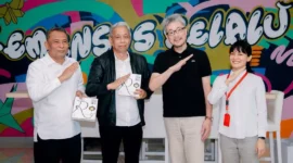 Wakil Menteri Sosial Agus Jabo Priyono saat menerima CEO Regiono Group, Nakashima Yasuharu, di Kantor Kemensos, Jakarta Pusat, Senin (13/4/2026). (Foto: Kemensos)