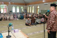 Wakil Wali Kota Payakumbuh, Elzadaswarman menghadiri Tablig Akbar PGRI Payakumbuh di Masjid Istiqomah, Koto Nan Ampek, Sabtu (11/4/2026). (Foto: MC Payakumbuh)