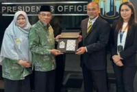 Wakil Wali Kota Padang, Maigus Nasir menjajaki peluang kerja sama pendidikan dan penguatan karakter bagi generasi muda Kota Padang di Malaysia, Selasa (31/3/2026). (Foto: Prokopim Padang)