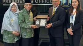 Wakil Wali Kota Padang, Maigus Nasir menjajaki peluang kerja sama pendidikan dan penguatan karakter bagi generasi muda Kota Padang di Malaysia, Selasa (31/3/2026). (Foto: Prokopim Padang)