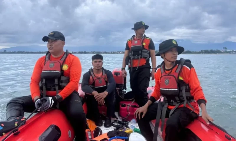 Operasi pencarian dua bocah yang hanyut di Pantai Ulak Karang, Kota Padang, resmi dihentikan pada hari ketujuh, Jumat (24/4/2026). (Foto: Kantor SAR Kelas A Padang)