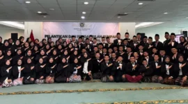 Sebanyak 169 CPNS formasi 2024 di lingkungan Kemenhaj resmi menyandang status PNS, Selasa (5/5/2026). (Foto: Kemenhaj)