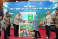 BGN dan PT Pertamina (Persero) jalin kerjasama terkait pengelolaan limbah minyak goreng bekas dari operasional SPPG di Jakarta, Kamis (7/5). (Foto: Biro Hukum dan Humas BGN)