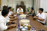 Bupati John Kenedy Azis (JKA) menemui Menteri Sosial RI Saifullah Yusuf di Jakarta, Kamis (21/5/2026). (Foto: Diskominfo Padang Pariaman)