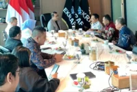 Bupati Padang Pariaman John Kenedy Azis menemui Menteri Ekonomi Kreatif Teuku Riefky Harsya, Rabu (6/5/2026). (Foto: Diskominfo Padang Pariaman)