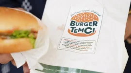 Burger TemCi olahan tempe dan kentang kleci. (Foto: Kemendag)