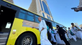 Layanan Bus Shalawat akan dihentikan sementara jelang puncak haji 2026. (Foto: Kemenhaj)