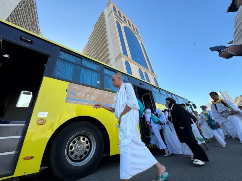 Layanan Bus Shalawat akan dihentikan sementara jelang puncak haji 2026. (Foto: Kemenhaj)