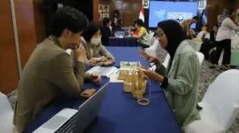 Kemendag memfasilitasi 31 pelaku usaha ekonomi hijau Indonesia dalam penjajakan bisnis atau business matching dengan buyer potensial Jepang di Jakarta pada Rabu (13/5). (Foto: Kemendag)