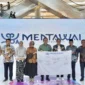 Bupati Kepulauan Mentawai, Rinto Wardana saat peluncuran city branding Kabupaten Kepulauan Mentawai di Jakarta, Kamis (7/5/2026). (Foto: Prokopim Mentawai)