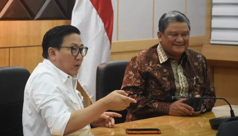 Direktur Jenderal Peternakan dan Kesehatan Hewan Kementan, Agung Suganda saat menerima kunjungan HPDKI di Jakarta, Selasa (5/5/2026). (Foto: Ditjen PKH Kementan)