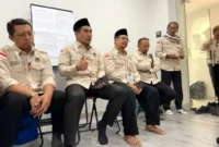 Dirjen PE2HU, Jaenal Effendi meninjau layanan jemaah haji di Sektor Khusus Bir Ali, Sabtu (9/5/2026). (Foto: Kemenhaj)