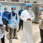 Dirjen PE2HU, Jaenal Effendi, meninjau dapur mitra penyedia konsumsi jemaah Indonesia di Madinah, Jumat (8/5/2026). (Foto: Kemenhaj)